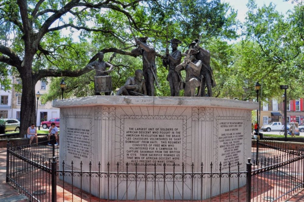 GEORGIA : Savannah’s Haitian Monument (Franklin Square)