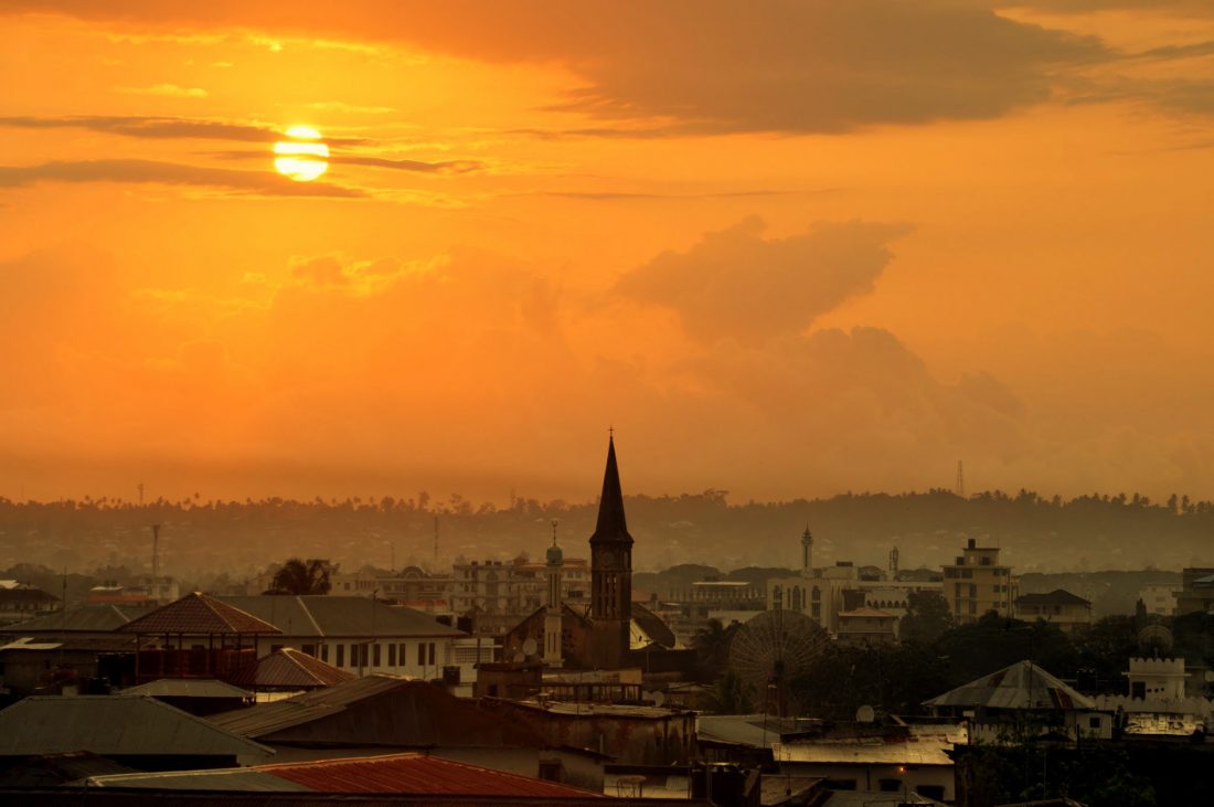 Zanzibar : Sunrise in Stonetown
